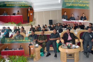 Sosialisasi Kode Etik Hakim dan Pedoman Perilaku Hakim Se-wilayah Hukum Pengadilan Tinggi Bengkulu tahun 2014