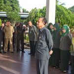 Pelaksanaan Apel Di Pengadilan Tinggi Bengkulu