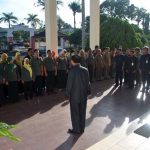 Pelaksanaan Apel Di Pengadilan Tinggi Bengkulu