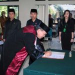 Pelantikan dan Pengambilan Sumpah Janner Purba, SH. sebagai Ketua Pengadilan Negeri Kepahiang