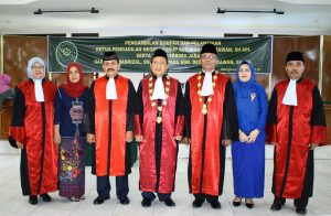 Pengambilan Sumpah Jabatan dan Pelantikan Ketua Pengadilan Negeri Curup Dedy Hermawan, SH., MH.