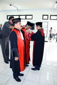 Pengambilan Sumpah Jabatan dan Pelantikan Ketua Pengadilan Negeri Curup Dedy Hermawan, SH., MH.