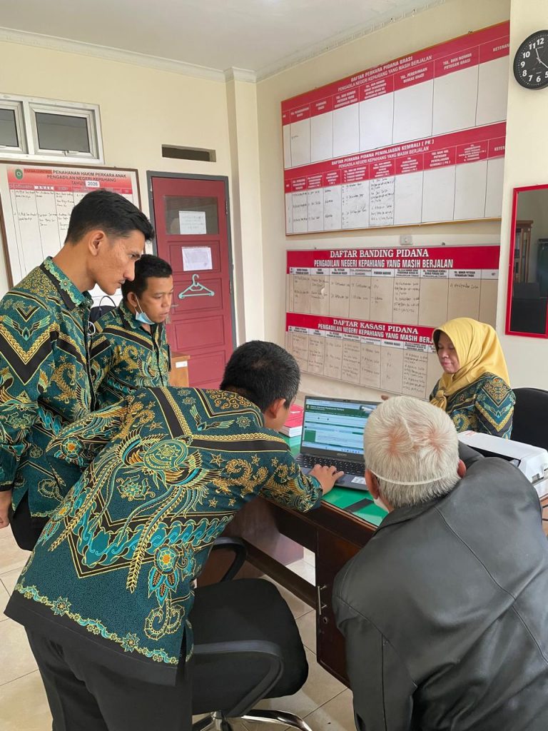 Pegawai PN Kepahiang menunjukkan kinerja melalui SIPP